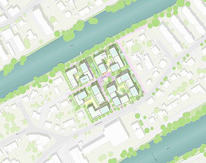 WB städtebaulicher Realisierungswettbewerb „Quartier Kleine Isar“, Schott-Areal Landshut